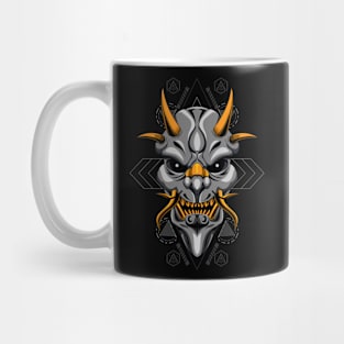 mecha mask ilustration Mug